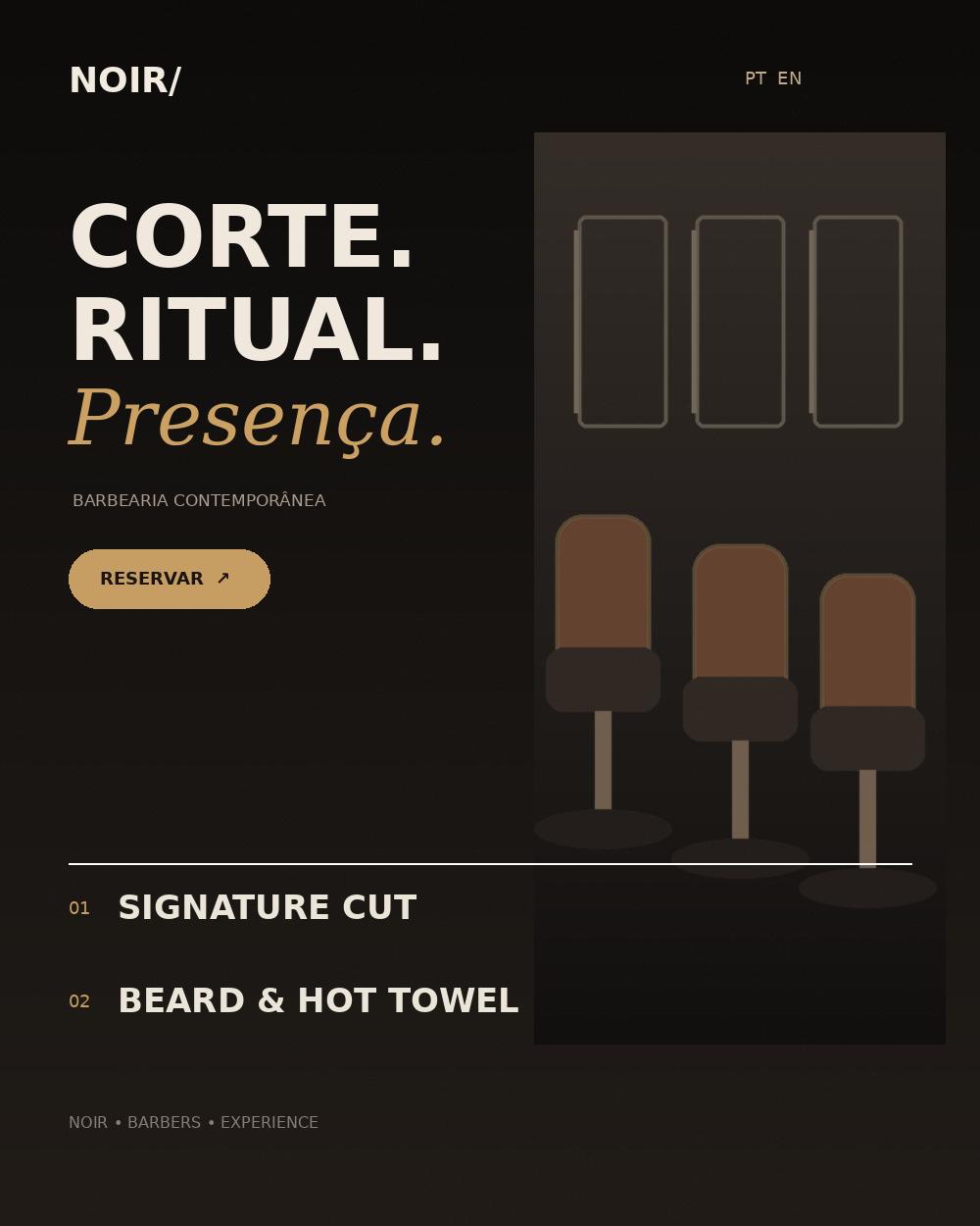 Prévia do modelo Barber / Noir